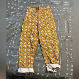 Lucy and Yak -  28reg jeans in bright, fun pattern